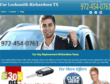 Tablet Screenshot of carlocksmithrichardson.com